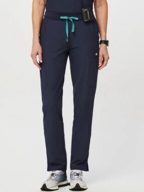Figs Navy FREEx™ Lined Yola™ - Skinny Scrub Pants 2.0